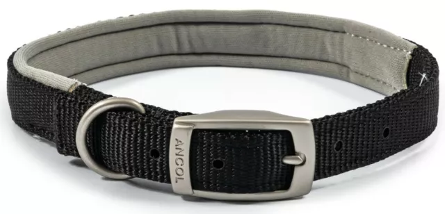 Ancol Dog Collar Neoprene Padded Nylon Soft Strong See Description for Sizing