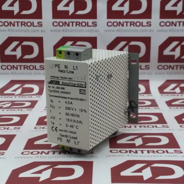 EZN2-004A001 | Lenze | Line Filter, 4A, 230VAC, 50/60Hz, Used