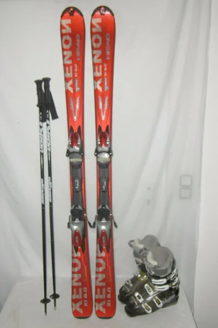 Head Ski " Xenon Xi 8.0 " Top Allround Carver 148 Cm + Skischuhe Gr: 39 Im Set