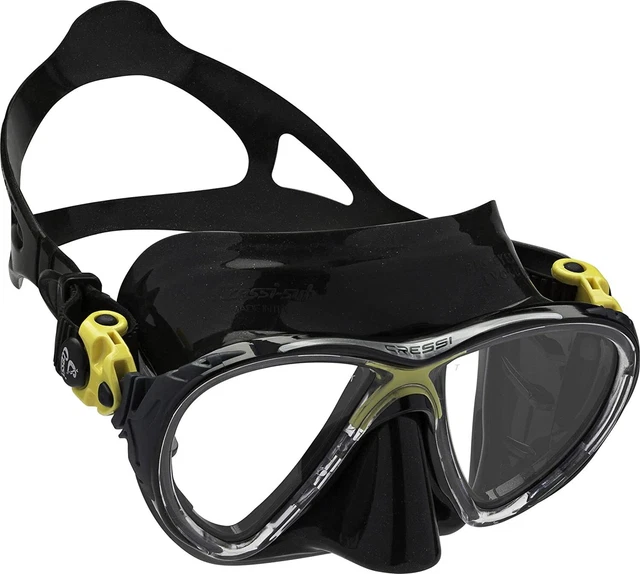 Cressi Big Eyes Evolution, Maschera Subacquea di Alta qualità Unisex-Adulto
