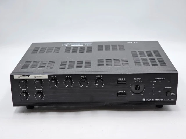 TOA PA AMPLIFIER Model A-1061 £29.99 - PicClick UK