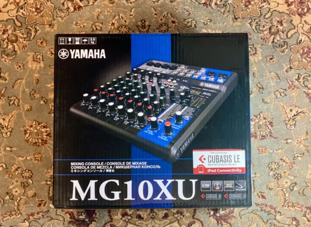 New In Box Yamaha MG10XU 10 Channel Stereo Mixer and Audio Interface