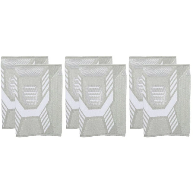 3 PAIRS KNEE Brace for Pain Pads Knitted Nonslip Protector Swelling