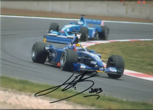 Luciano Burti "Prost" Autogramm signed 14x21 cm Bild