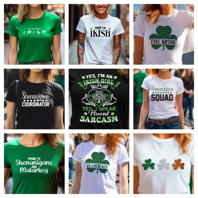 Ladies Ireland T Shirt Aunt Sister Mum Girlfriend St Patricks Day Birthday Gift