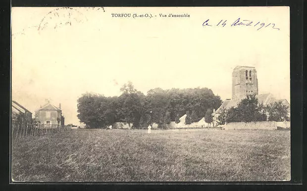 CPA Torfou, Vue d´ensemble 1912