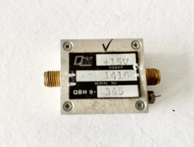 10-800 MHZ 10dbm 15V RF Amplifier q-bit 9-345