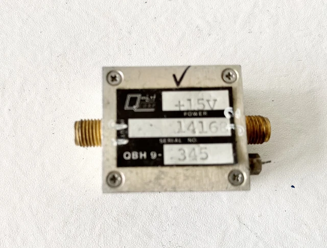 10-800 MHz 10dbm 15V rf amplifier Q-BIT 9-345