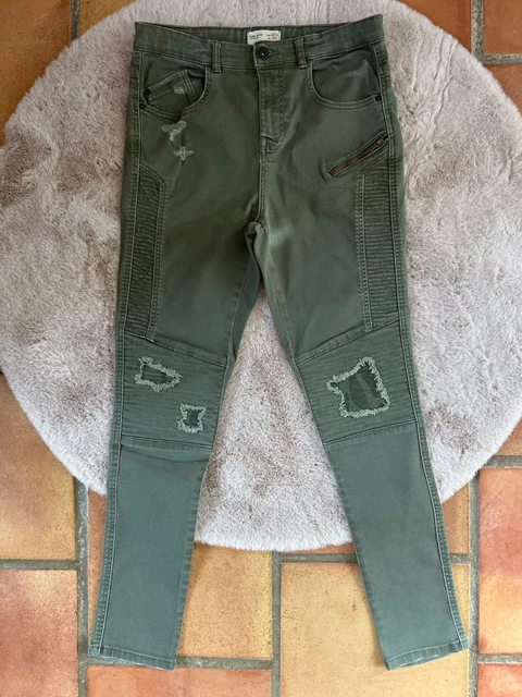 Pantalon Homme Mexx Kaki Chino - Taille 42/44 - Occasion En Très Bon état - Fermeture Bouton