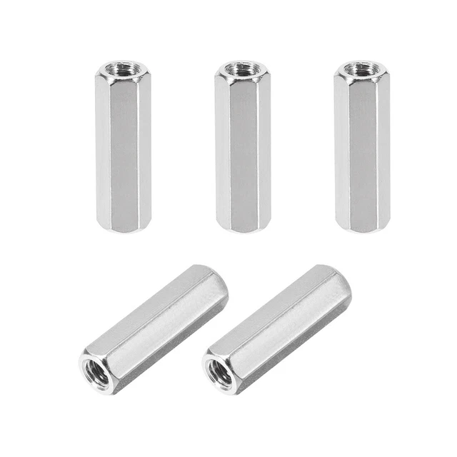 M4x20mm Hembra-Hembra Niquelado PCB Madre Placa Espaciador Separador 5pzs