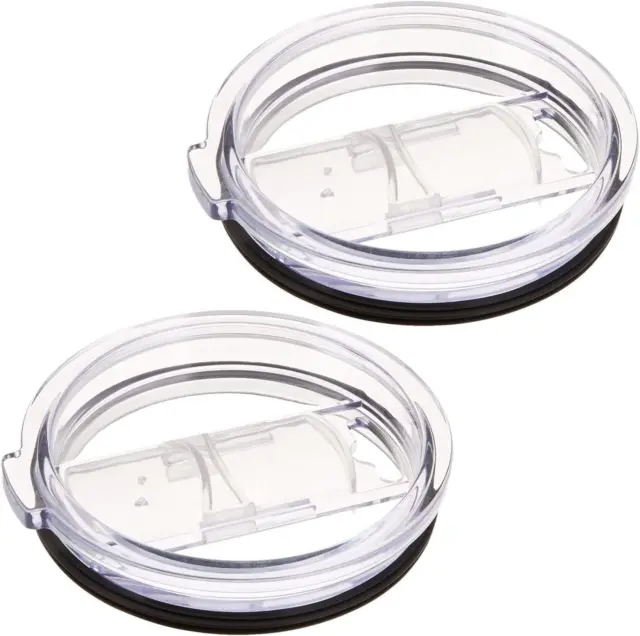 2 Replacement Lids for 30oz Stainless Steel Tumbler Travel Cup Spill Proof Lid