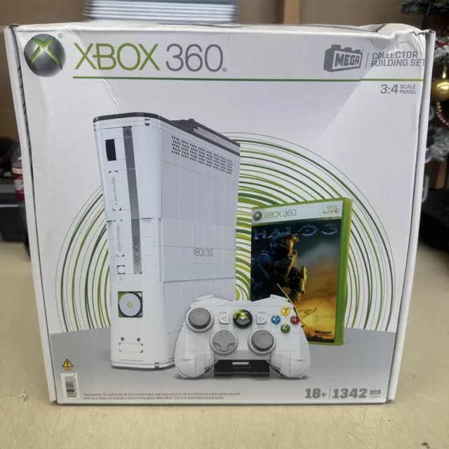 Mega Showcase Microsoft Xbox 360 Collector Building Set - 1342pcs