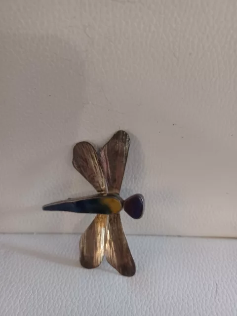 Sterling Silver dragonfly brooch or pin