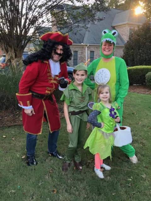Peter Pan Halloween Costume Set for Family of 4