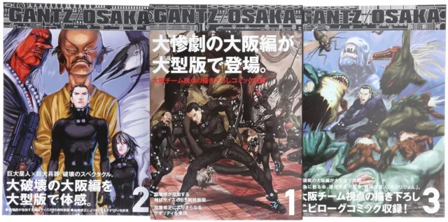 GANTZ OSAKA Vol. 1-3 Complete Set Japan Manga Hiroya Oku Comic