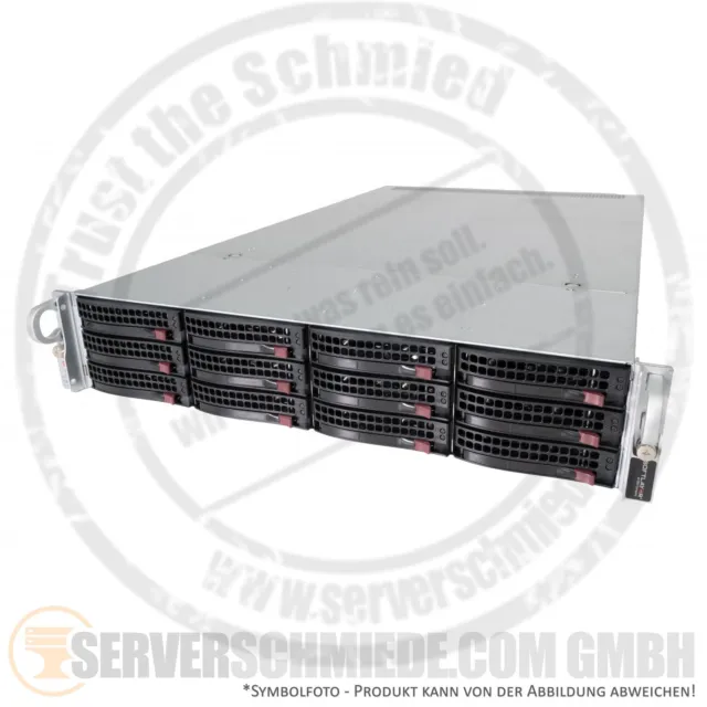 Supermicro CSE-829U 2x E5-2620V3 192GB 6x 32GB RAM 72TB HDD 2xPSU vmware Server