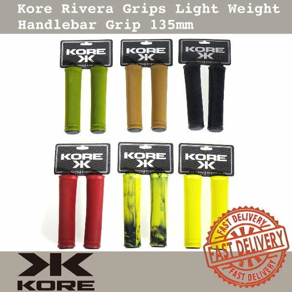 Kore Rivera Grips Light Weight Bike Handlebar Grip BMX MTB Dirt Jump 135mm Grip
