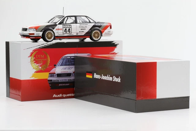Audi V8 Quattro DTM 1990 - Minichamps 1/18, Team SMS #44 Stuck, Neuve