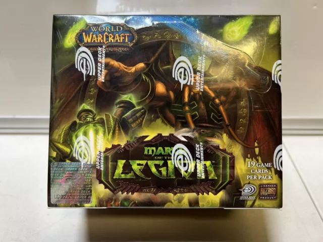 World of Warcraft TCG March of the Legion Factory Sealed Booster Box 24 Packs