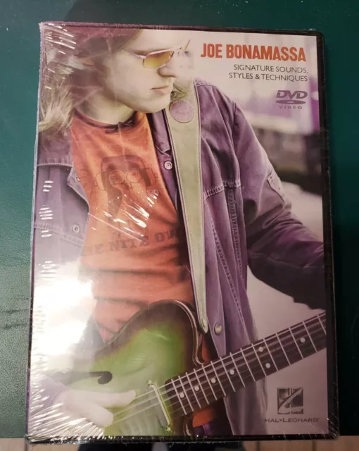 Joe Bonamassa -Signature Sounds, Styles  Techniques (DVD, 2006) Brand New Sealed