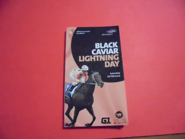 2013 Black Caviar Lightning Stakes Day - Race Book - Flemington