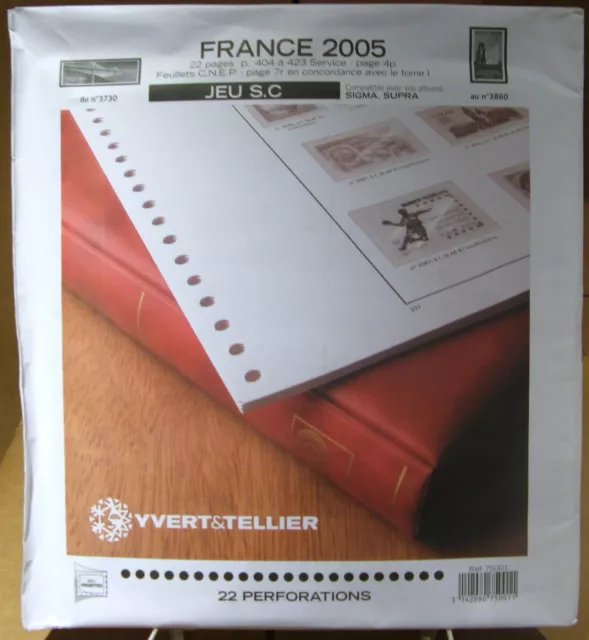Yvert et Tellier - JEU FRANCE S.C 2005 (Avec Pochettes)