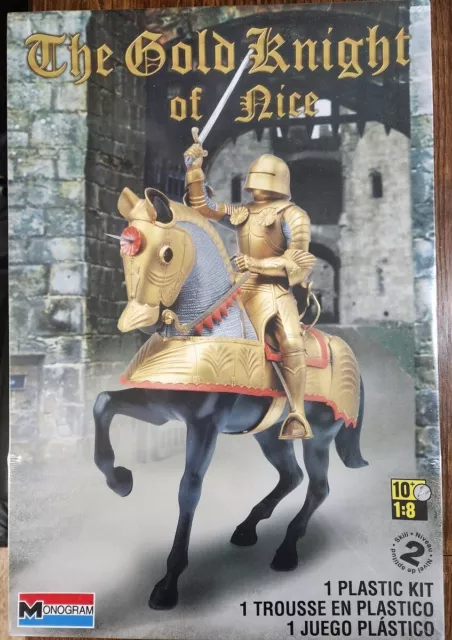 The Gold Knight of Nice unassembled model kit, Monogram