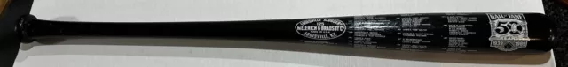 1989 Baseball Hall of Fame 50th Anniversary Commemorative LS Bat 1939-1989