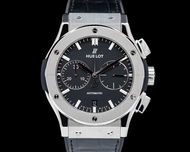 Hublot Classic Fusion Chronograph SS 45MM WITH BOX! Hublot Classic Fusion Chronograph SS 45MM WITH BOX!