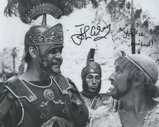 LIFE OF BRIAN movie 8x10 photo signed ‘you’re nicked’ John Cleese - UACC DEALER