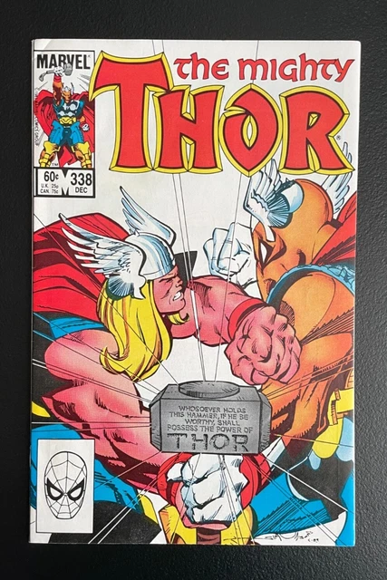 The Mighty Thor #338 - 2nd Appearance Beta Ray Bill - Marvel Comics 1983