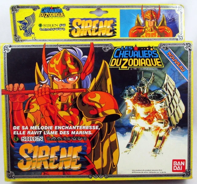 Figurine Bandai Saint Seiya - Sorent Sirène - Chevaliers Du Zodiaque 1988 - Blister