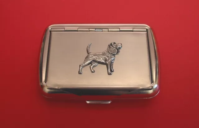 Beagle design Tobacco Tin Trinket Box Beagle Gift Dog Lover Gift Dad Xmas Gift