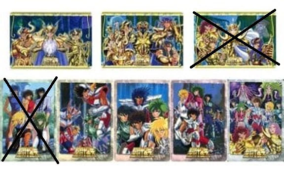 Bandai Gold Cross Box - 12 Maquettes + Grand Pope - Saint Seiya - TBE - Shingo Araki