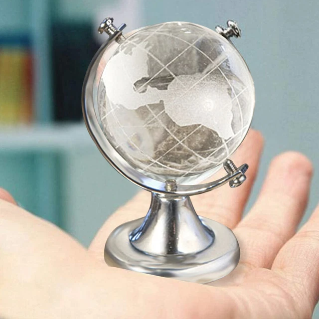 Regalo di compleanno soggiorno mini scrivania ornamento cristallo terra globo arredamento casa
