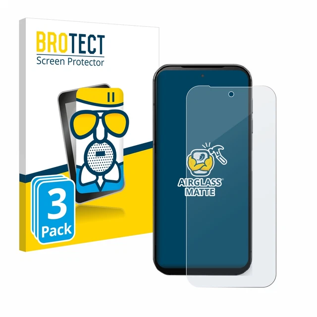 3x BROTECT Panzerglasfolie Matt für Fairphone 5 Schutz Glas Folie Entspiegelt