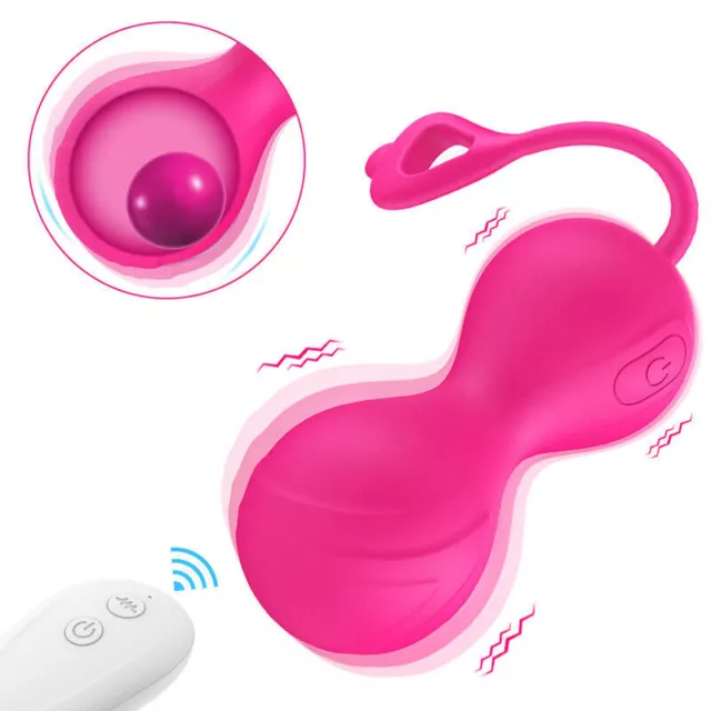 Ben-Wa-Balls-Remote-Control-Clit-Vibrator-G-Spot-Dildo-Vagina-Massager-Exerciser