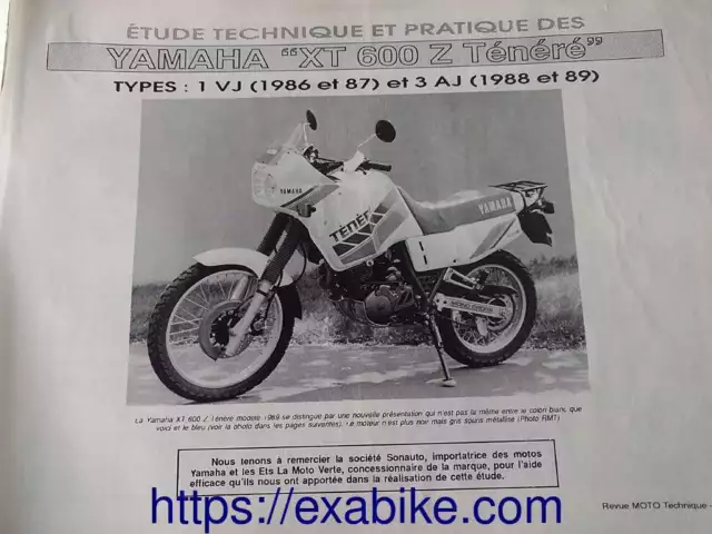 revue moto technique pour Kawasaki GPX 750  de 1987 a 1989 3