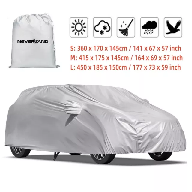 S M L SUV Car Cover Full Waterproof Breathable Rain Snow UV Protection Outdoor