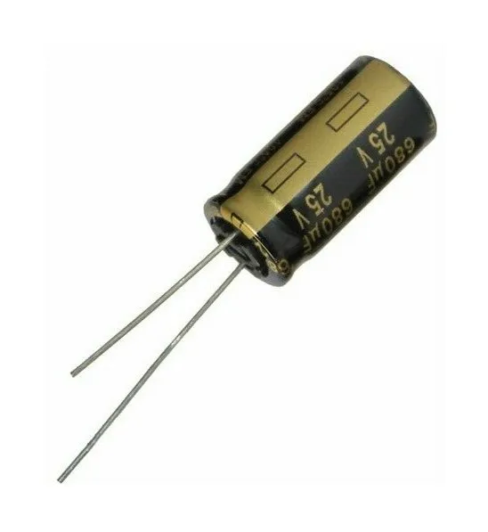 Panasonic FM Electrolytic Capacitor 470 uF Mfd 25V 105C  High Temp Very Low ESR