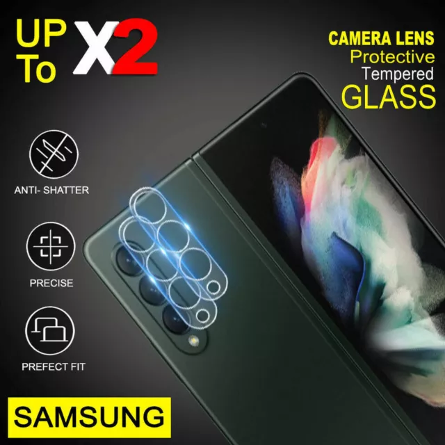 For Samsung Galaxy Z Fold 5 Fold2 5G Camera Lens Tempered Glass Screen Protector