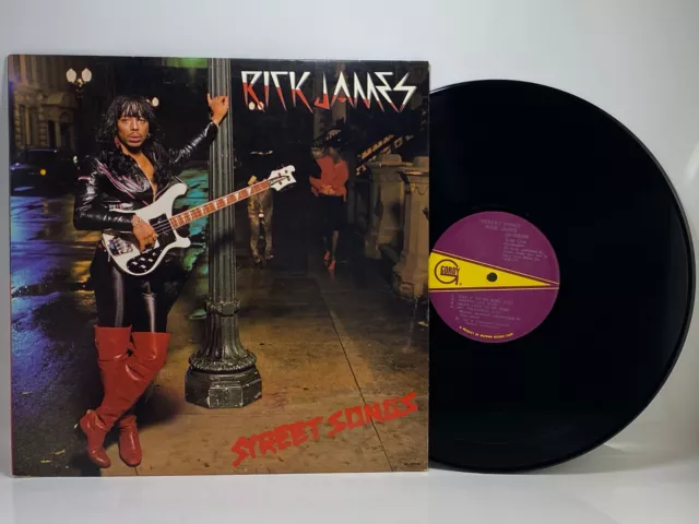 RICK JAMES Street Songs GORDY LP US 1981 Funk Vinyl