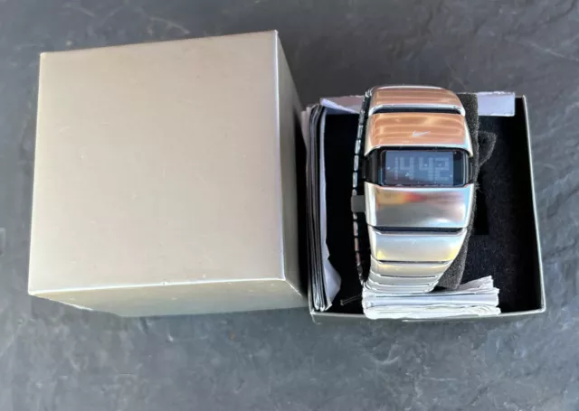 Rare Nike Big Al Wc0001-001  Watch New Old Stock Never Worn Works With Box