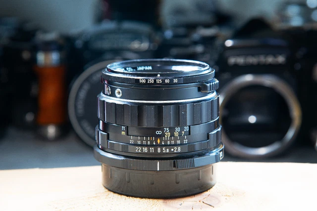 Asahi Pentax 6x7 67 SMC Takumar 6x7 90mm f2.8 LS lens EXE++
