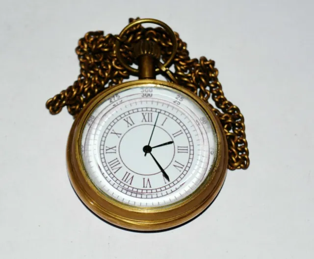 Reloj de bolsillo de latón con ancla marítima vintage antiguo, regalo de...