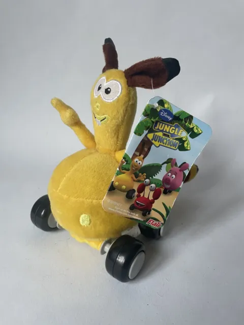 Disney Junior Bungo Jungle Junction Soft Toy Plush Wheels Yellow With Tags 2011