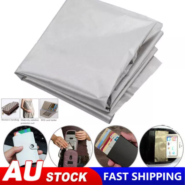 EMF Anti-Radiation Shielding Blanket Silver Fibre Fabric Protection  Blocking 