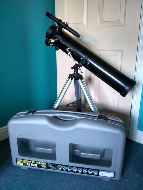 SCIENCE TECH 262 Reflector Telescope With Case 50.00 PicClick UK