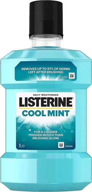 Enjuague bucal Listerine Cool como nuevo, 1 L
