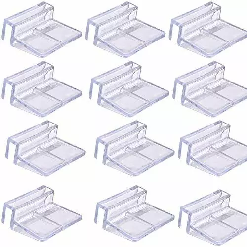 8mm Aquarium Fish Tank Glass Cover Clip Lid Support Holder Acrylic For Rimless A